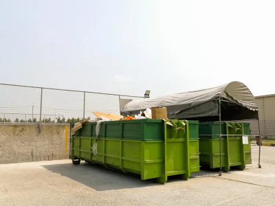 Business Waste Removal Services – Reliable & Eco-Friendly Solutions Across the UK Business waste removal team collecting commercial rubbish from a local shop in the UK